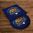 Preston Double - Football Coaster - Square Or Circle