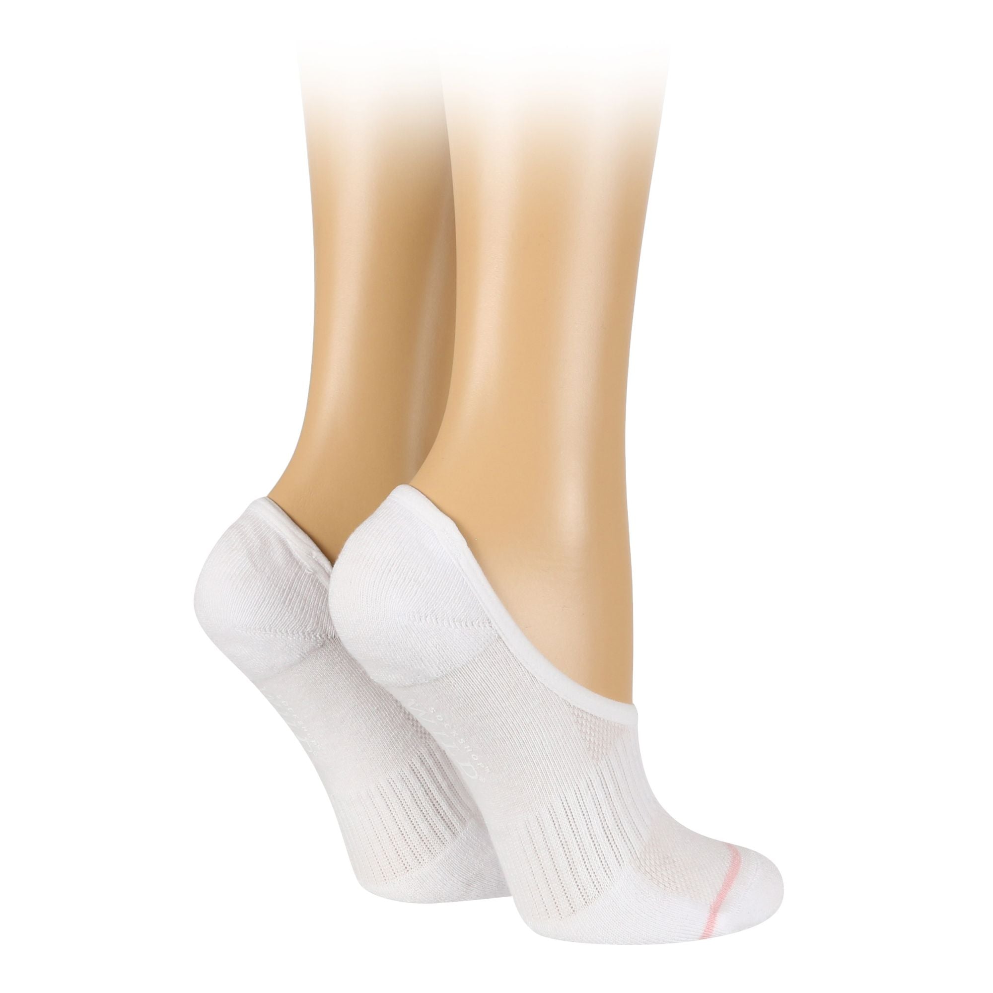 4 Pack Ladies Outdoor Athletic Socks in Black or White for Running & Walking