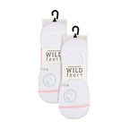 4 Pack Ladies Outdoor Athletic Socks in Black or White for Running & Walking
