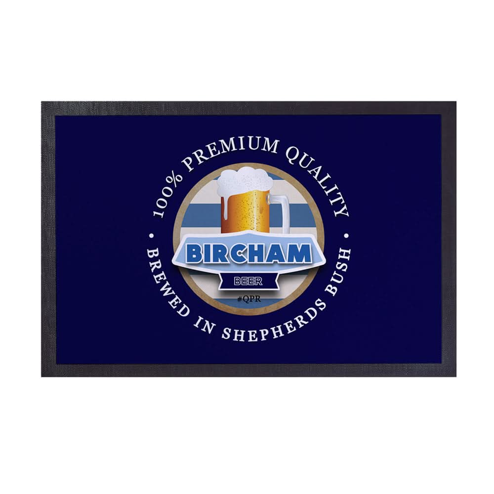 QPR Bircham  - Football Legends - Door Mat -60cm X 40cm