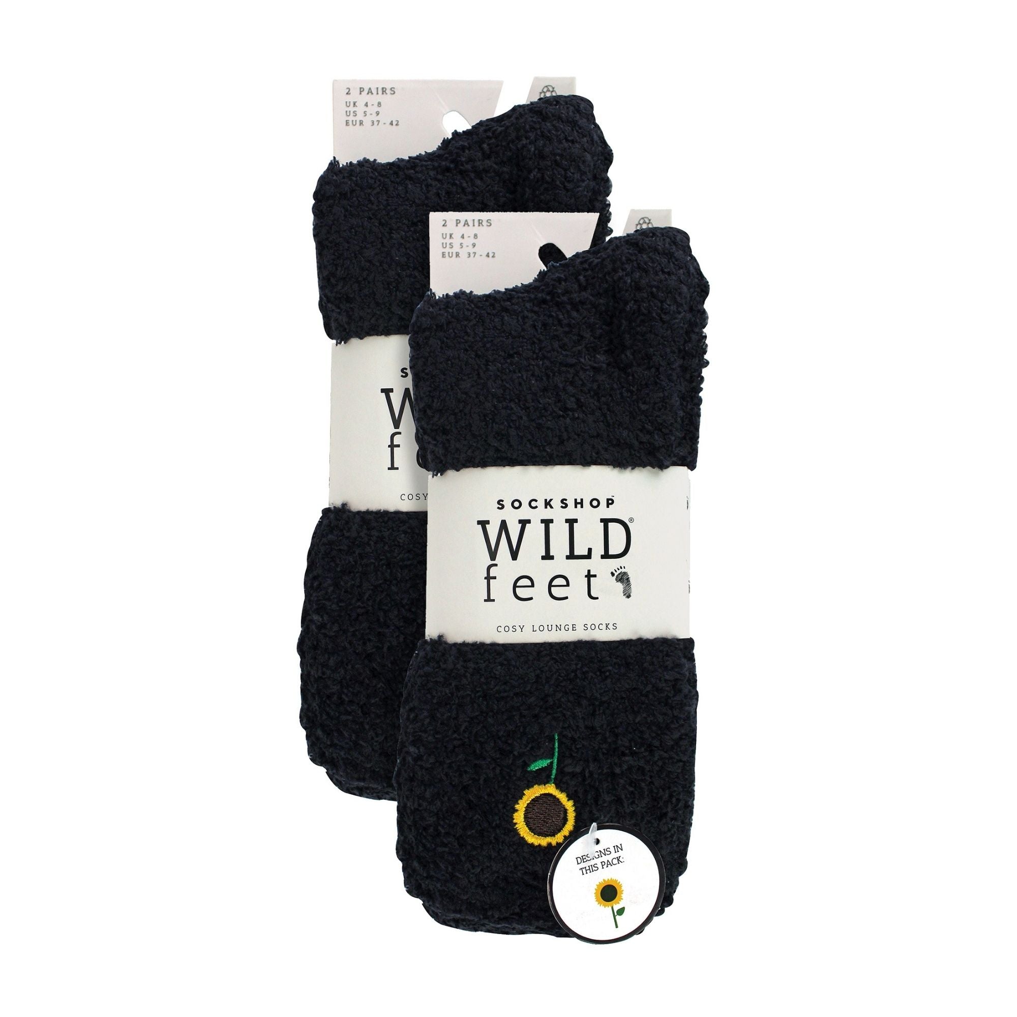 4 Pack Ladies Fleece Thermal Slipper Lounge Bed Socks for Ultimate Comfort