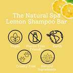 Zitronen Shampoo Bar | Natürliche Haarwäsche für alle Haartypen | Vegane, plastikfreie Haarpflege