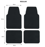 Nicoman Universal Hex Dirt Catcher Anti-Slip Car Floor Mats 4pc -  Regular