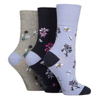 6 Pairs Ladies RHS Non Elastic Soft Top Diabetic Socks