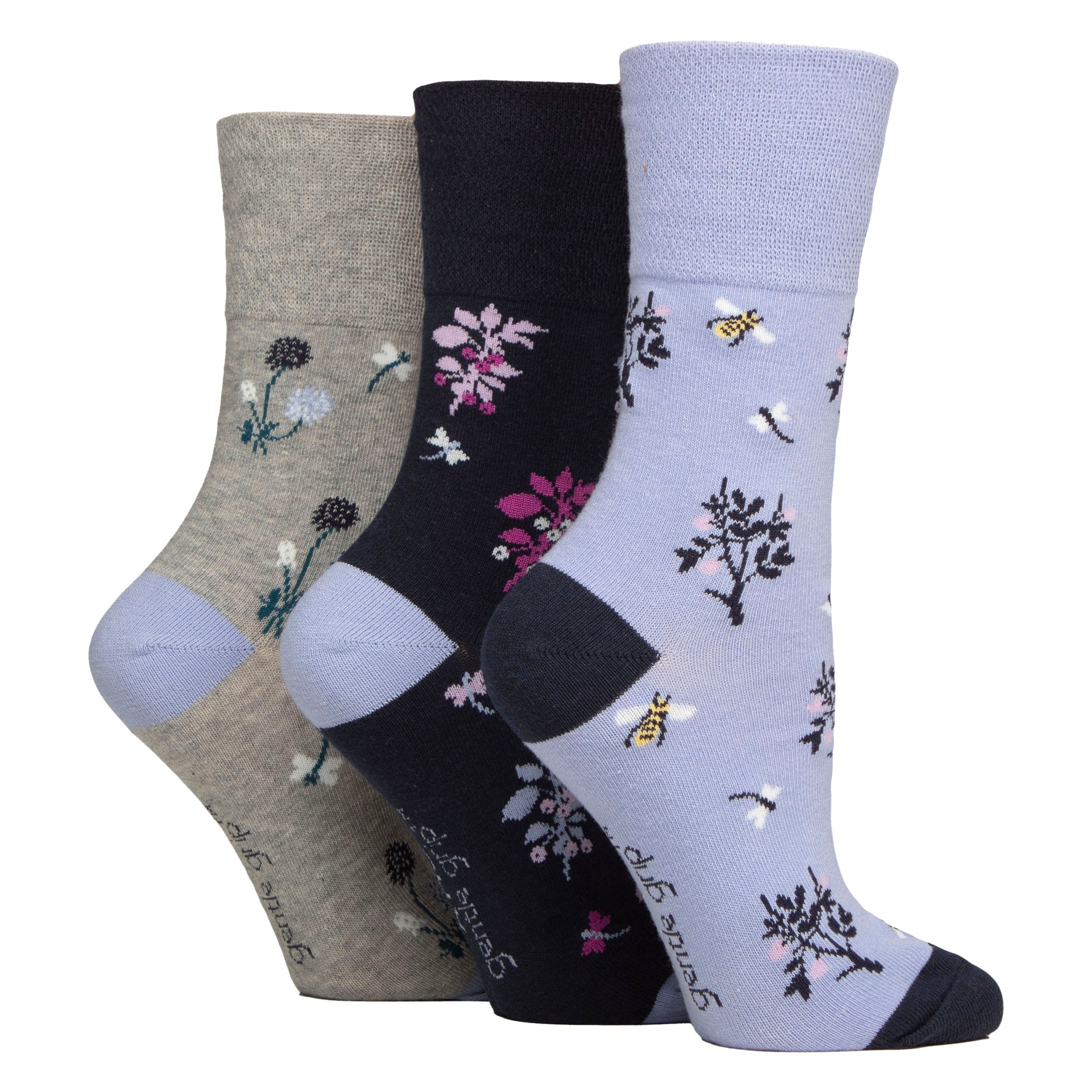 6 Pairs Ladies RHS Non Elastic Soft Top Diabetic Socks
