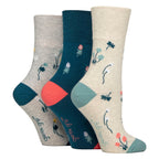 6 Pairs Ladies RHS Non Elastic Soft Top Diabetic Socks