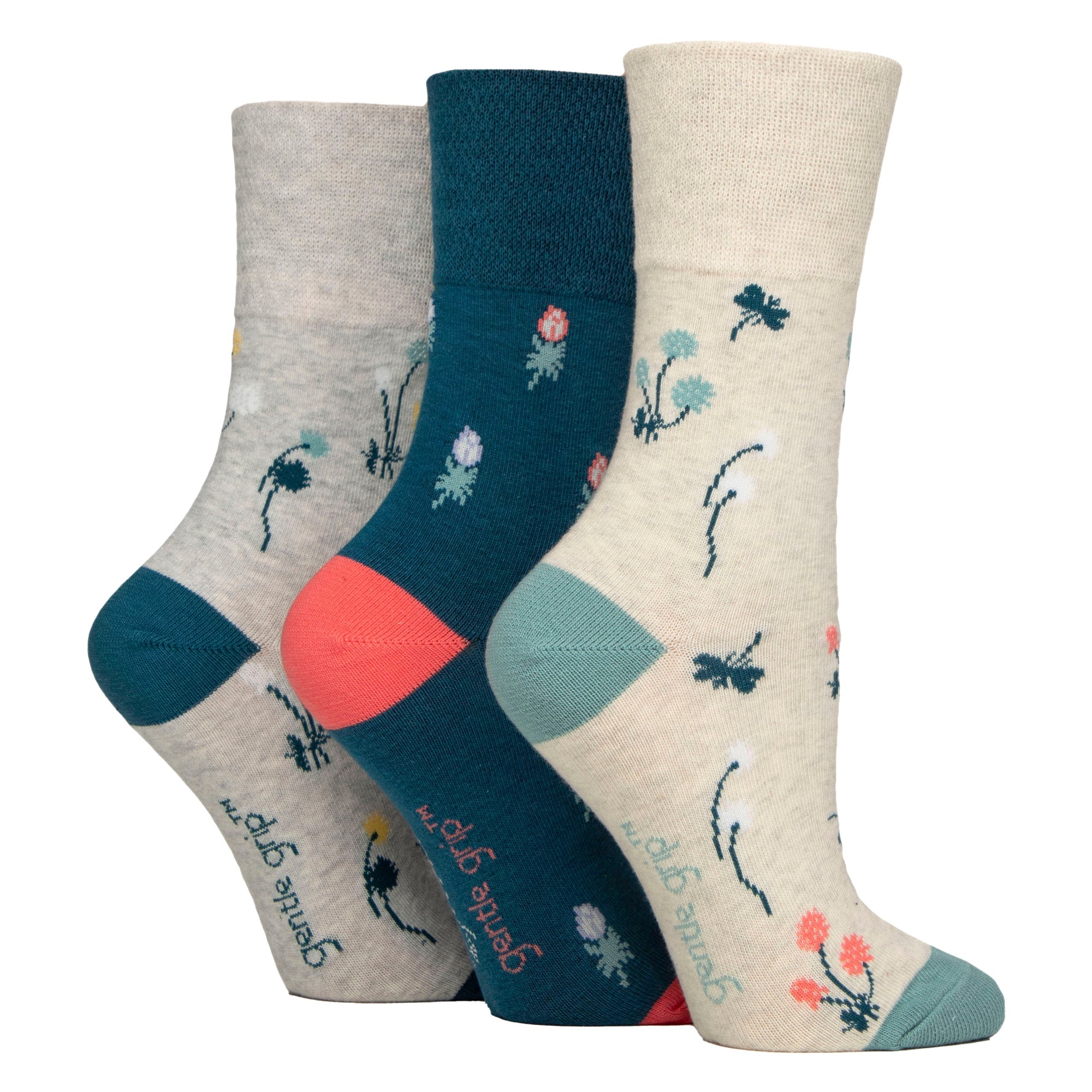 6 Pairs Ladies RHS Non Elastic Soft Top Diabetic Socks