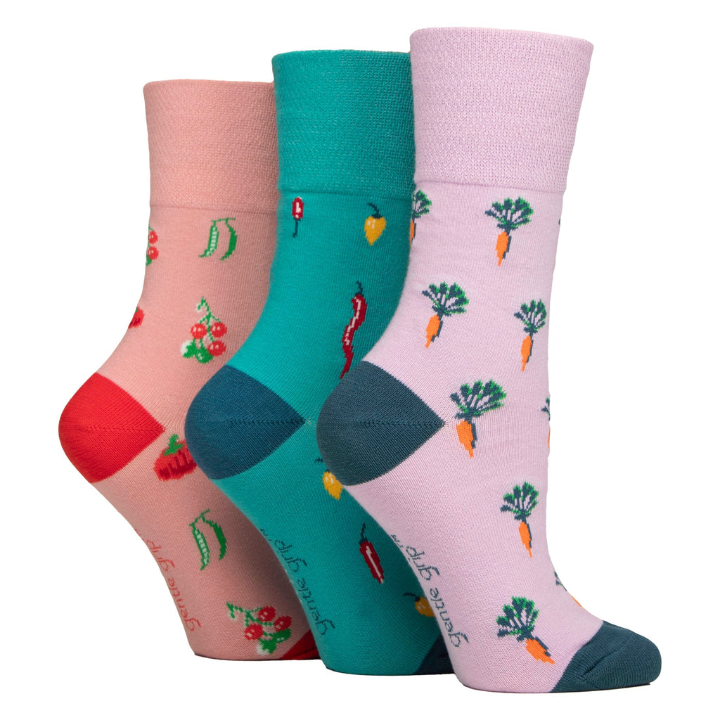 6 Pairs Ladies RHS Non Elastic Soft Top Diabetic Socks