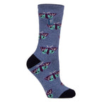 Womens RHS Thermal Socks | Thin Floral Patterned Fleece Socks