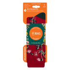Womens RHS Thermal Socks | Thin Floral Patterned Fleece Socks