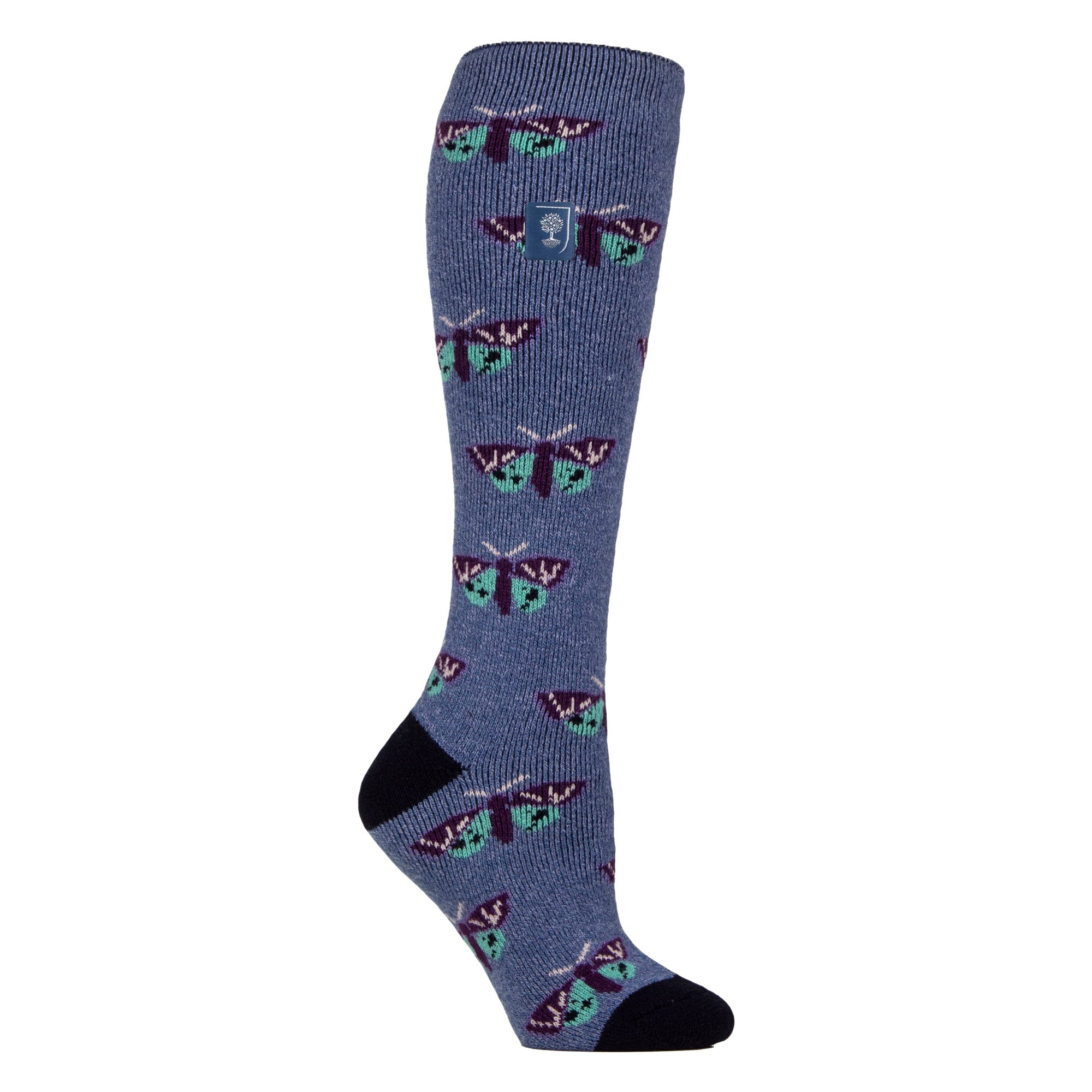 RHS Long Wellington Boots Socks For Women | Floral Welly Socks