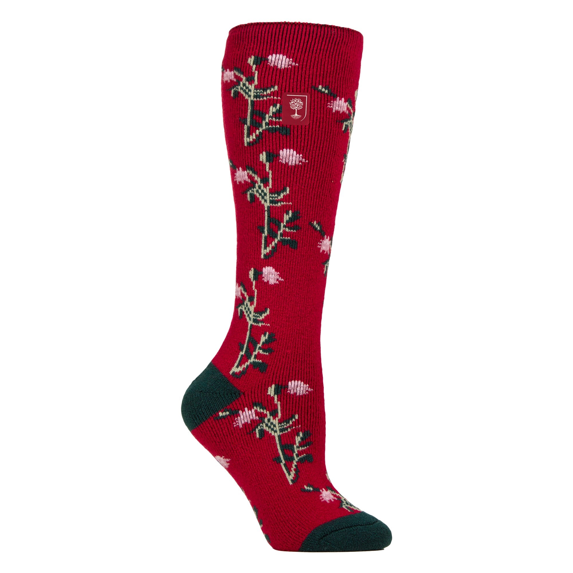 RHS Long Wellington Boots Socks For Women | Floral Welly Socks