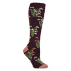 RHS Long Wellington Boots Socks For Women | Floral Welly Socks