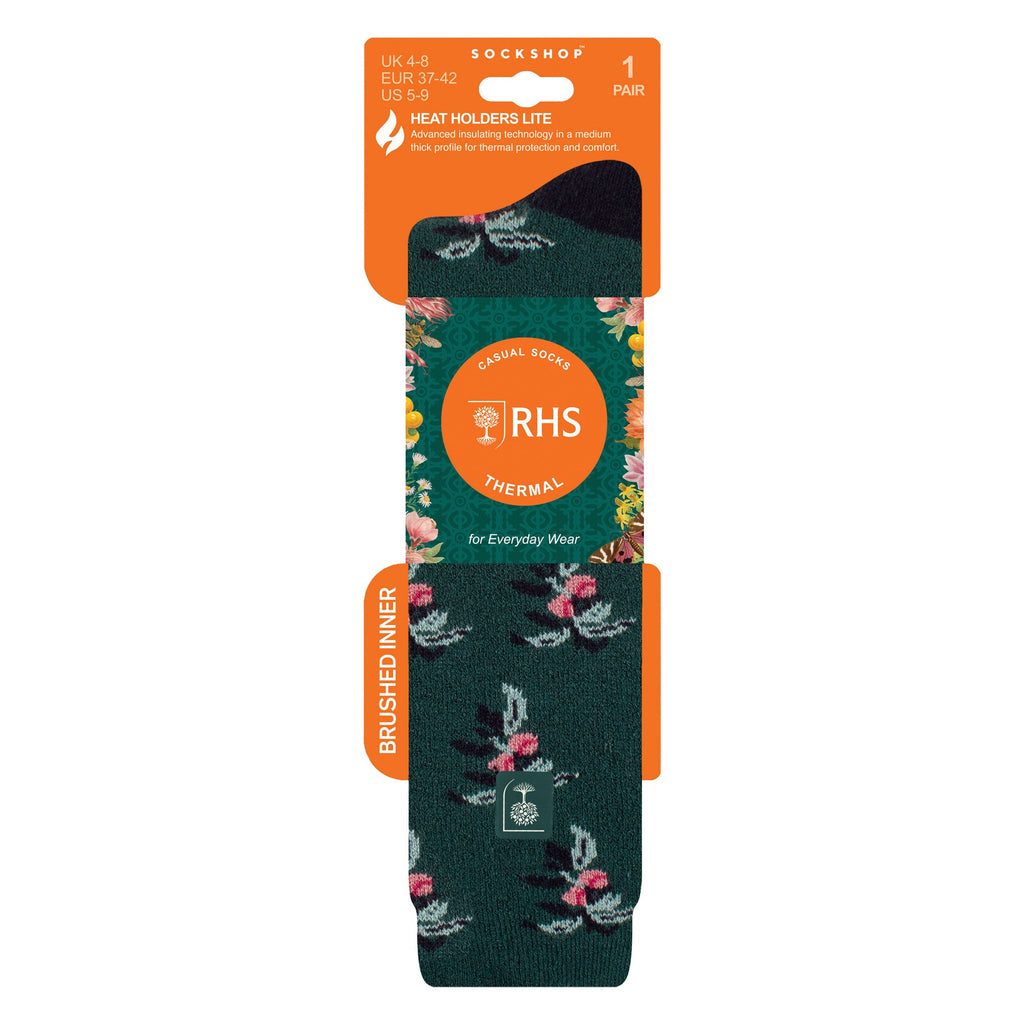 RHS Long Wellington Boots Socks For Women | Floral Welly Socks