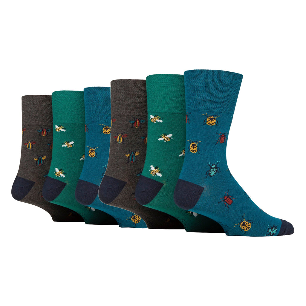 6 Pairs RHS Soft Top Non Elastic Diabetic Socks For Men