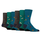 6 Pairs RHS Soft Top Non Elastic Diabetic Socks For Men