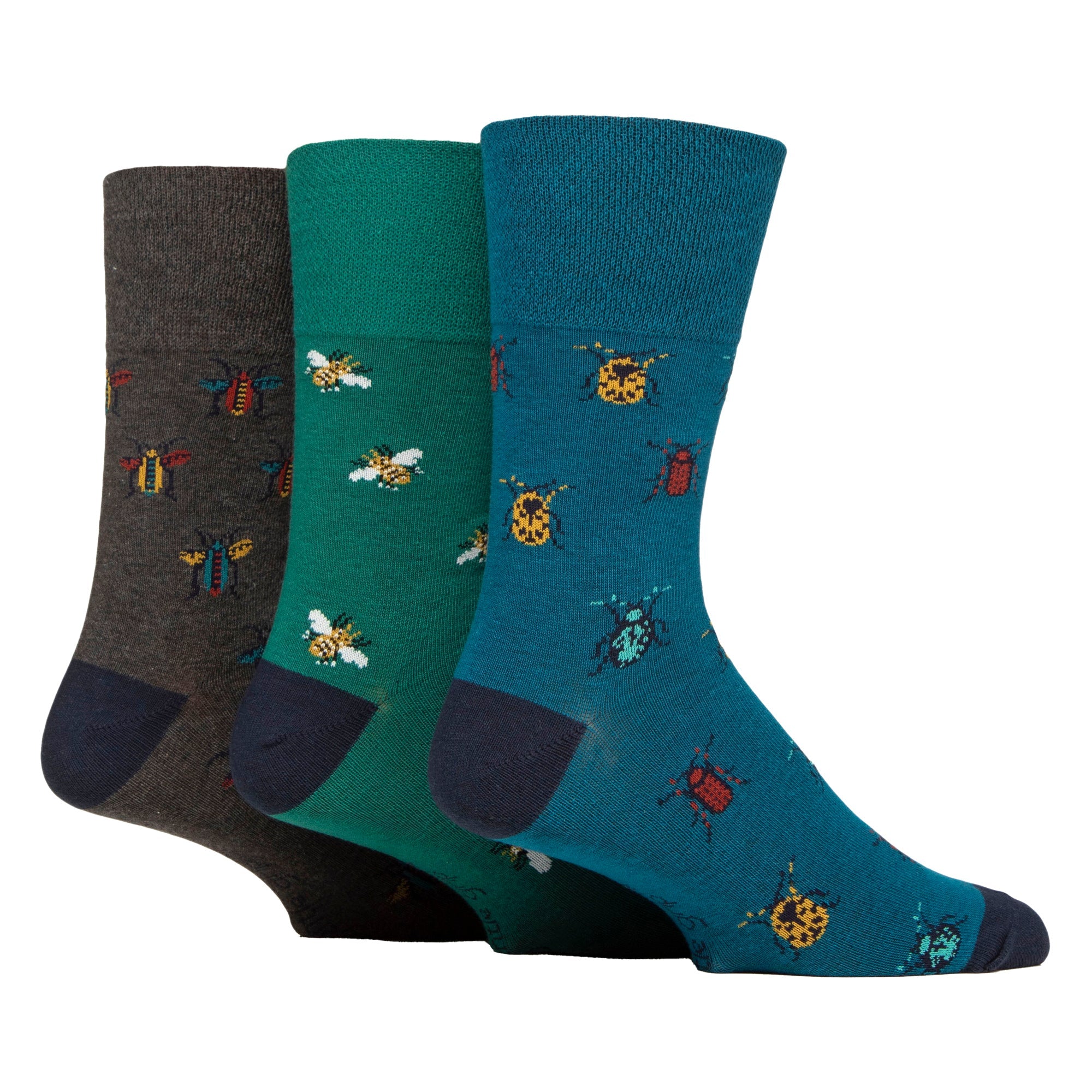 6 Pairs RHS Soft Top Non Elastic Diabetic Socks For Men