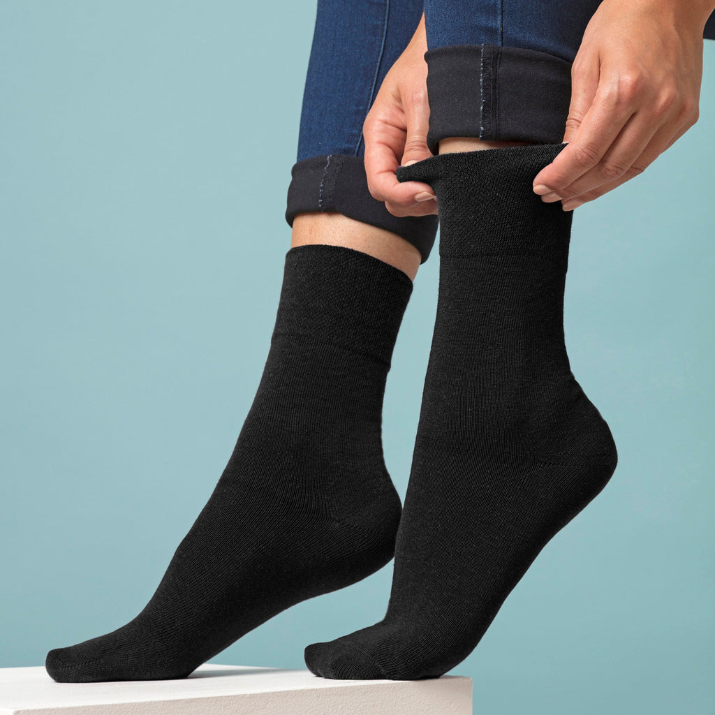 3 Pack Ladies and Mens Non Elastic Sport Socks