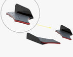 Maxton Design - Street Pro Rear Side Splitters + Flaps Ford Mustang GT Mk6