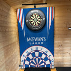 Rangers - 1996 Home Shirt - Personalised Darts Wall Banner - Two Sizes [COLLECTIVE]