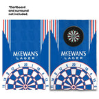 Rangers - 1996 Home Shirt - Personalised Darts Wall Banner - Two Sizes [COLLECTIVE]