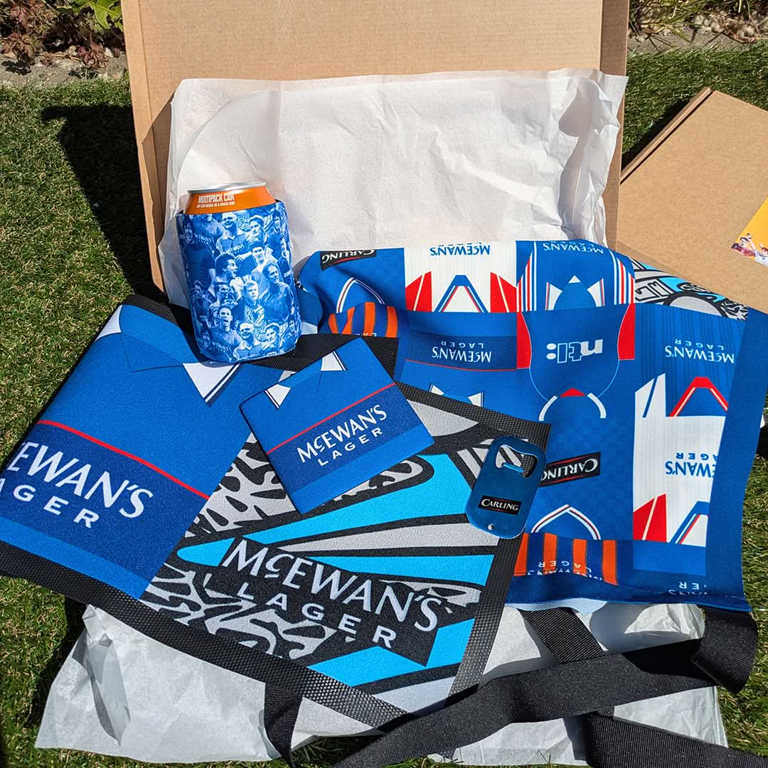 Rangers Football Father's Day Bar Box | Retro Man Cave Set