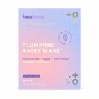 Face Facts Enhance Plumping Sheet Mask (3-Pack) – Hydrating Niacinamide & Rice Extract Face Masks