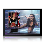 Rhea Ripley Signed Image Iconic Frame (JSA)
