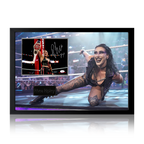 Rhea Ripley Signed Image Iconic Frame (JSA)