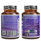 Magnesium, Calcium, Zinc & Vitamin D3 (Vegan D3) - Advanced Immunity Support, 6 Months Supply | Made in the UK