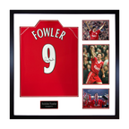 Robbie Fowler Signed Liverpool Shirt Elite Frame