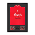 Robbie Fowler & Emile Heskey Signed Liverpool Shirt Premium Frame