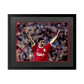 Robbie Fowler Signed Liverpool 16x12 Image Deluxe Mount Frame