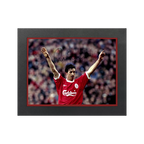 Robbie Fowler Signed Liverpool 16x12 Image Deluxe Mount