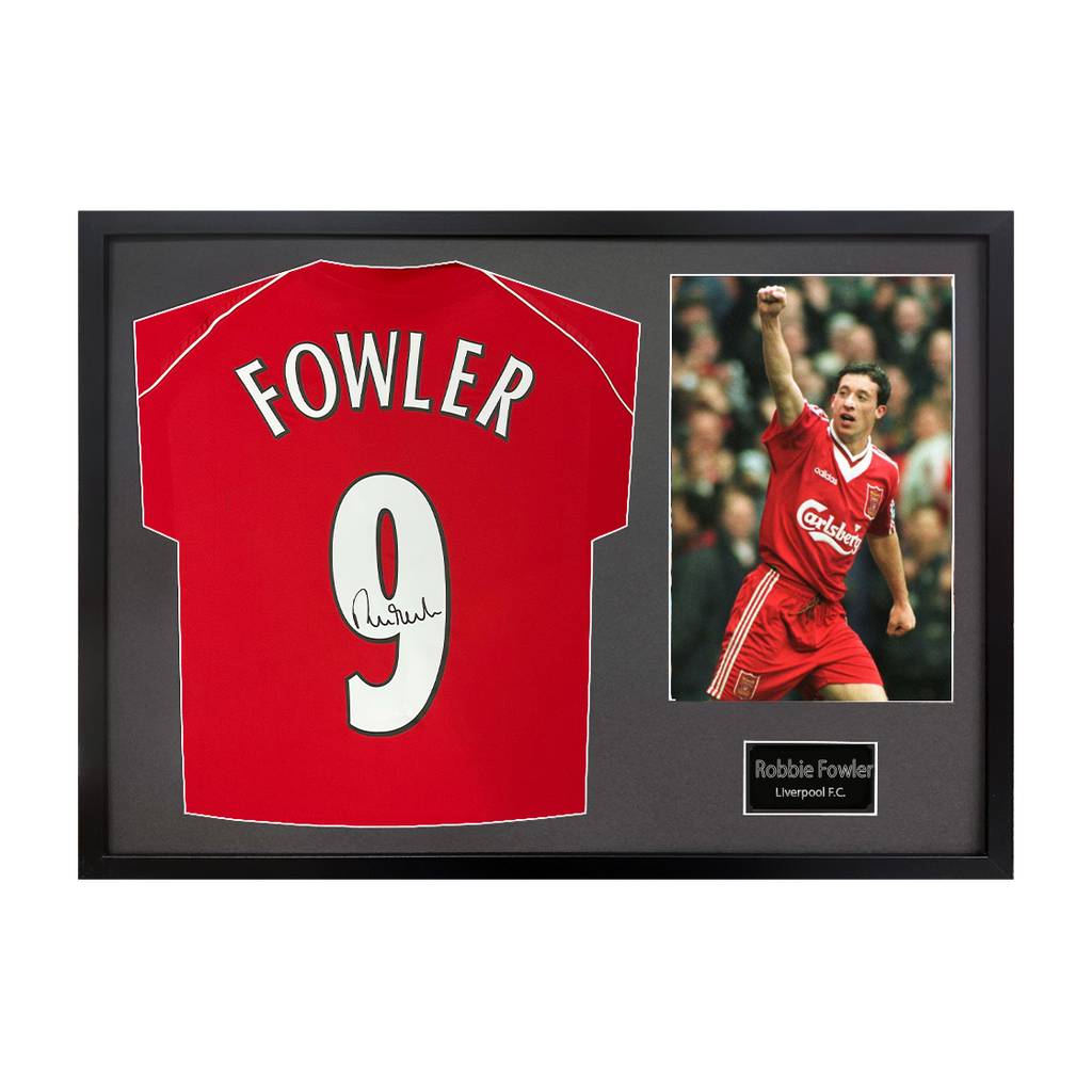 Robbie Fowler Signed Liverpool Shirt Classic Frame