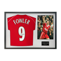 Robbie Fowler Signed Liverpool Shirt Classic Frame