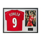 Robbie Fowler Signed Liverpool Shirt Classic Frame