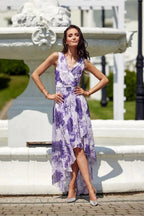 Roco Fashion maxi dress is made of light and delicate chiffon, which will be very comfortable to wear