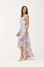 Roco Fashion maxi dress is made of light and delicate chiffon, which will be very comfortable to wear