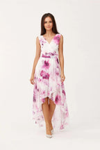 Roco Fashion maxi dress is made of light and delicate chiffon, which will be very comfortable to wear