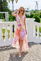 Roco Fashion maxi dress is made of light and delicate chiffon, which will be very comfortable to wear