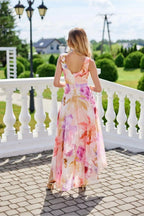 Roco Fashion maxi dress is made of light and delicate chiffon, which will be very comfortable to wear