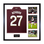 Morgan Rogers Signed Aston Villa Shirt Elite Frame
