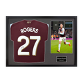 Morgan Rogers Signed Aston Villa Shirt Classic Frame