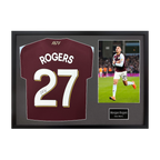 Morgan Rogers Signed Aston Villa Shirt Classic Frame