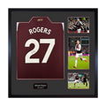 Morgan Rogers Signed Aston Villa Shirt Elite Frame