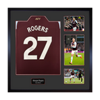 Morgan Rogers Signed Aston Villa Shirt Elite Frame