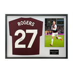 Morgan Rogers Signed Aston Villa Shirt Classic Frame