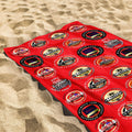 Rotherham - Football Legends - Microfibre Beach Towel - 150cm x 75cm