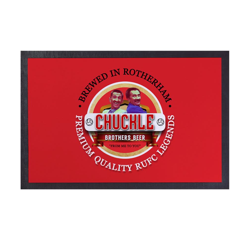 Rotherham Chuckle  - Football Legends - Door Mat -60cm X 40cm